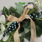 21 7 Inch Artificial Eucalyptus and Daisy Swag, Great for Event and Home Decor, Effortless Style for Any Setting