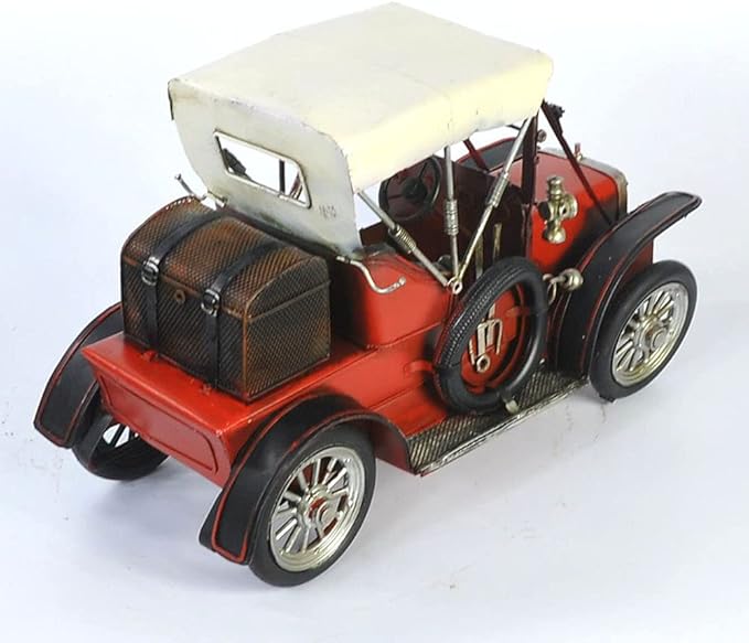 Metal Antique Vintage Car Model, Handcrafted Collections Retro Home Decoration Collectible Vehicle Gifts