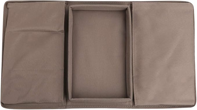 5 Pockets TV Remote Control Holder Couch Sofa Tray Armrest Organiser Oxford Chair Couch Caddy Sofa Armrest Bag Bedside Storage Hanging Organiser for Magazine Books Snack Mobile DVD Cellphone Drinker