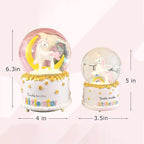 Unicorn Snow Globe for Kids, Musical Snowball with Colorful Lights Automatic Snowfall, for Girl Boy Christmas Birthday Ideal Choice, 4x6.3inch Music Box