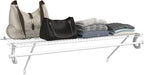 ClosetMaid 5631 SuperSlide Ventilated Shelf Kit with Closet Rod, 4-Foot x 12-Inch, White