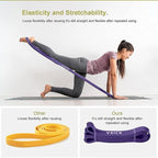 VEICK Resistance Bands for Working Out, Exercise Bands, Workout Bands, Pull Up Assistance Bands, Long Heavy Stretch Bands Set for Men Women, Power Weight Gym at Home Fitness Equipment