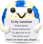 Handmade Collectible Volleyball Desk Decor - Funny Office Gift for Colleague,Coworker Appreciation Gift,Team Building Gifts for Volleyball Fans,Professional Home & Office Accent