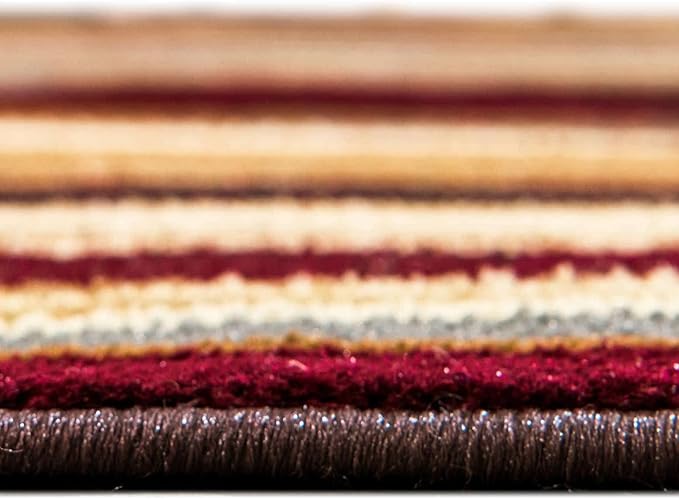Unique Loom Barista Collection Area Rug - Icatu (2' 7" x 4' 1" Hearth, Beige/Brown)
