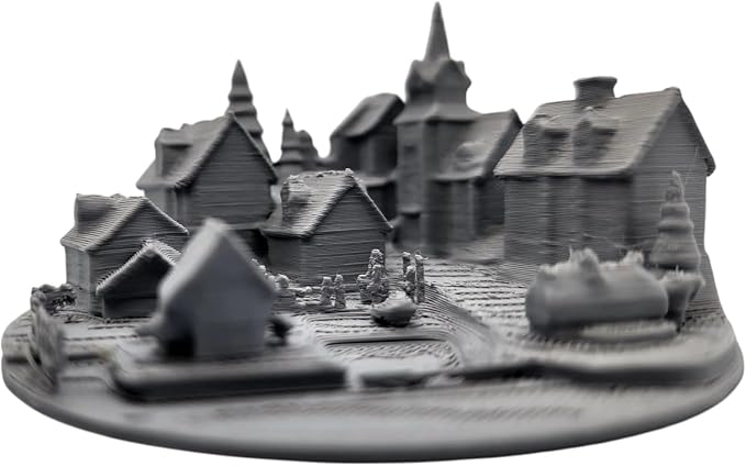 Medieval Village Collectible Figurine - 3D Printed in Canada