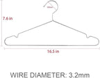 TIMMY Wire Hangers 40 Pack Stainless Steel Strong Metal Coat Hanger Clothes 16.5 Inch.