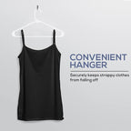 Utopia Home Plastic Hangers 100 Pack - Space Saving Clothes Hanger - Durable & Strong Closet Organizers and Storage with Built-in Strap Hooks - Essential for Shirts, Pants, Skirts & Coats (White)
