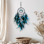 Large Dream Catchers, Dreamocean Crystal Tree of Life Dream Catcher with Healing Stones Handmade Boho Dreamcatcher Wall Hangings Decor Gifts for Adults Boys
