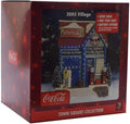 Coca-Cola Town Square Lighted Christmas Building House Flying A Filling Station