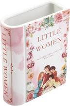 Book Vase, Ceramic Book Vase for Flowers, Unique Book Flower Vase, Decorative Ceramic Vases, Book Shaped Vases for Home, Office, Bedroom, Living Room, Dining Table