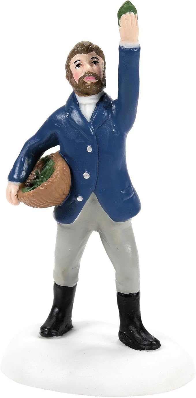 Department 56 Dickens Village Accessories Feeding Time for the Calf Figurine, 3 Inch, Multicolor