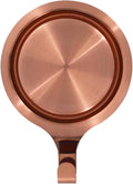 Haute Decor Attract Pinch-Free Magnetic Wreath Hanger (Brushed Copper) - 1 Pack - Safe Wreath Holder Hook for Metal Doors and Surfaces
