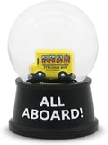 Funny Novelty Snow Globe – Quirky Mini Desk Gift for Office, Home, or Holiday – Unique Collectible Gag Gift for Friends and Coworkers - Struggle Bus