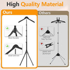 Adjustable Shirt Display Stand 32-63 Inch, Foldable Clothing Display Stand Mannequin Torso for Retail Vendors, Multi-Use Steamer Rack Stand for Clothes Garment