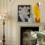 15 Inch Owl Statue for Home Decor Accents Office Decor, Handmade Resin Owl Sculpture for Bookshelf Desktop Mantel Cabinet Living Room Bedroom Decorations