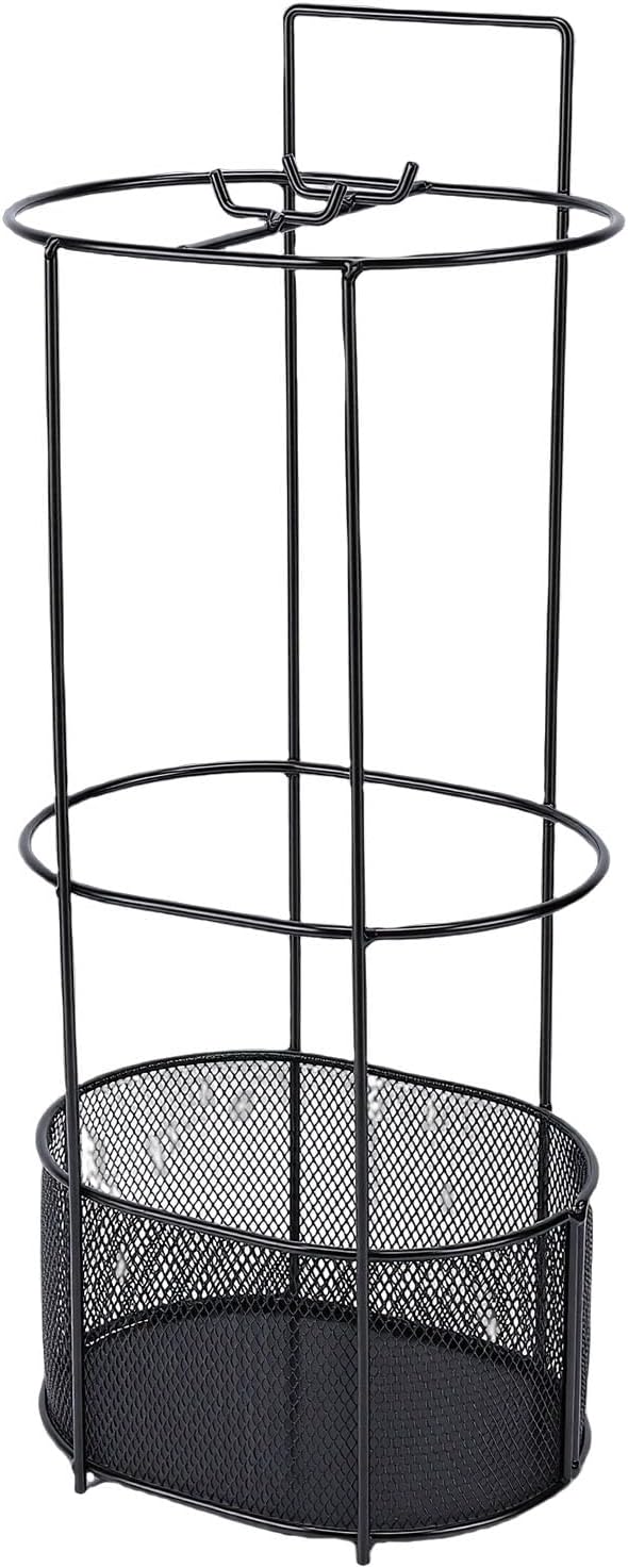 Focket Umbrella Stand, Premium Iron Hollow Mesh Drainage Umbrella Holder for Entryway, Indoor Storage Rack with Vertical Space Saving Design for Homes Hallways Offices Shops Schools