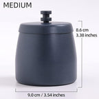 Ashtray with Lid for Cigarette, Stainless Steel Smokeless Odorless Windproof Ashtrays for Home Office Tabletop Outside Patio Outdoor Balcony(3.54''x2.8''x3.38'')