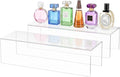 Acrylic Shelf Riser 15x5.1x4 pack of 2, Clear Acrylic Stand for Figure, Cosmetics, Bags, Shoes, Toys, Collectibles, 15x5.1x4 Inch