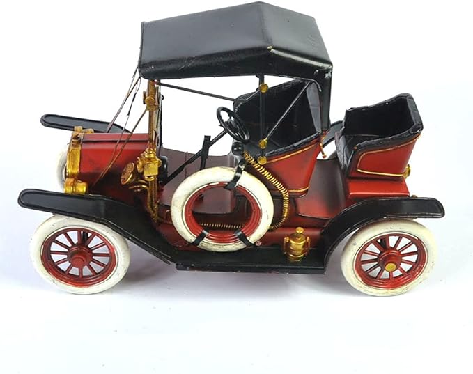 Iron Antique Vintage Car Model Retro Home Decor Collectible Vehicle Hobby Gifts