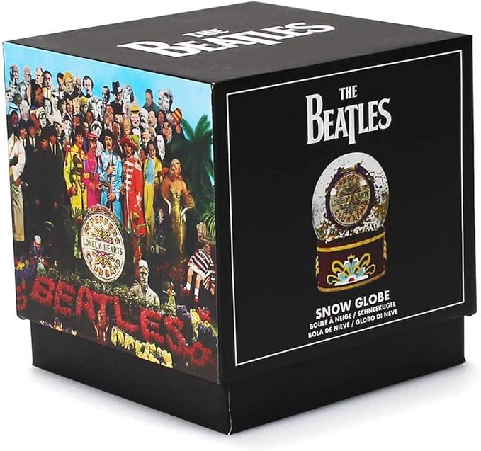 Half Moon Bay The Beatles Snow Globe SGT. Pepper | The Beatles Snow Globes for Adults | Christmas Ornaments & Christmas Decor | Funny Snow Dome | The Beatles Gifts & Music Gifts | Musical Xmas Decor