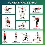 LEEKEY Resistance Bands, Exercise Bands,Pull Up Assist Bands - Bands for Working Out,Band for Men and Women Fitness Training, Physical Therapy,Home Workouts