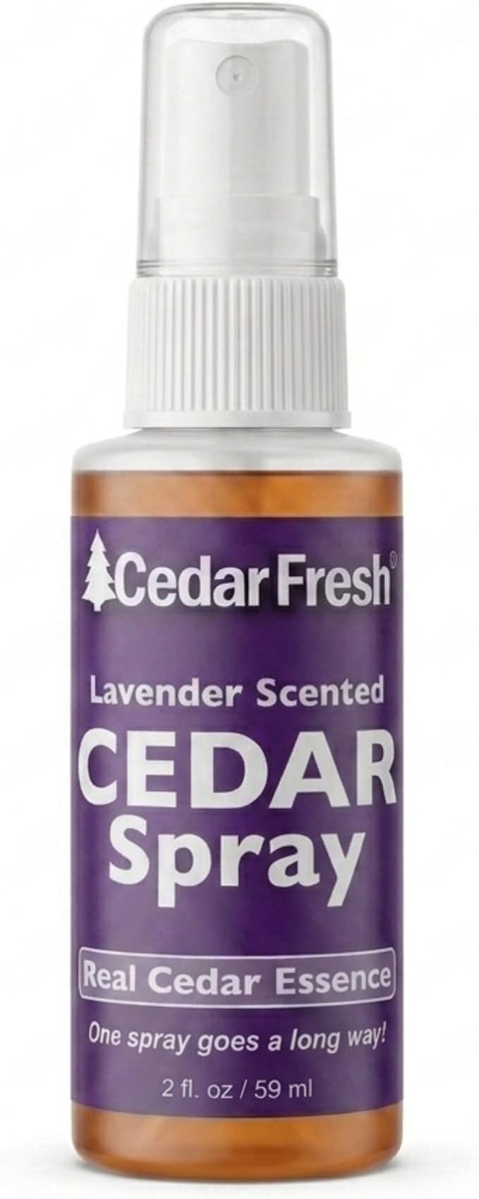 Household Essentials CedarFresh Lavender Cedar Power Spray, 2-Ounce Concentrated Essence for Blocks, Hangers, Closets, Drawers, Chests & Wardrobe Freshening