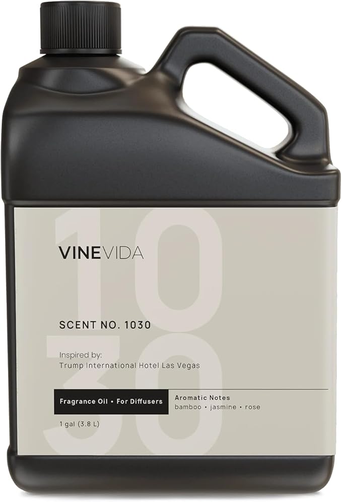 VINEVIDA Scent NO. 1030 Fragrance Oil for Cold Air Diffusers - 1 Gallon (8lbs) - Inspired by Trump International Hotel Las Vegas Hotel Scents - Diffuser Oil
