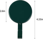 Magnetic Wreath Hanger Heavy Duty Magnet Hooks Hanging Supplies for Metal Door Refrigerator Christmas Wreaths Party Decoration Super Strong Magnetism (Green, 2 Pack)
