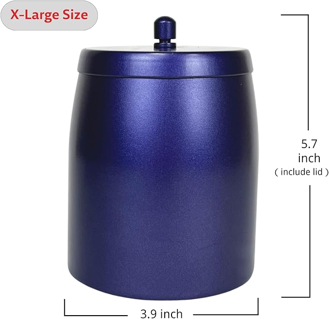 Ash Tray, Large Outdoor Ashtray with Lid, Ashtray for Outside Patio, Stainless Steel Windproof Smokeless Ash Tray for Balcony, Ashtrays for Smokers, Cigar, Home Office Decoration