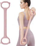 Figure 8 Workout Resistance Band - 3 Elasticities Optional 20 30 40lb, Thicker Durable Arm Back Shoulder Exercise Elastic Rope Yoga Straps Pilates Flexbands, Physical Therapy Stretch Bands