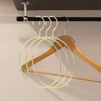 16 Pcs Metal Circle Hanger, Belt Scarf Ring Hanger, No Snag Closet Storage Organizer Holder for Mens Ties, Womens Shawls, Pashminas, Towel, Clothes