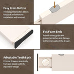 Drawer Dividers Organizer 9 Pack, Adjustable Separators 4" High Expandable from 11-17" for Bedroom, Bathroom, Closet, Clothing, Office, Kitchen (Beige, 9 PACK)