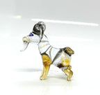 Goat Tiny Figurines Animals Hand Blown Color Glass Art Collectible Gift Home Décor (Black Amber)