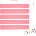 Bulletin Board Cork Board Cork Boards for Walls Cork Board for Office Pin Board Bulletin Boards for Walls (Pink)