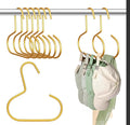 Belt Hanger for Closet, Great Space Saving Belt Hanger, Durable and Sturdy Steel Material, Smooth & Burr-Free Surface, Easy to Use, Multipurpose Closet Hangers for Storing Ties, Scarfs, Hats, 6 Pack