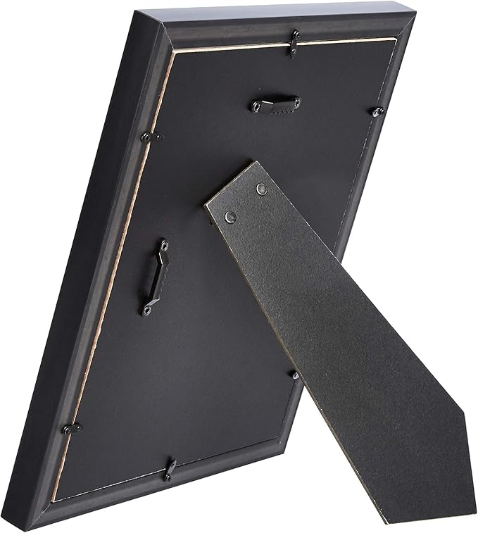 Amazon Basics Rectangular Photo Picture Frame 8" x 10" Pack of 2 & Command Medium Picture Hanging Strips