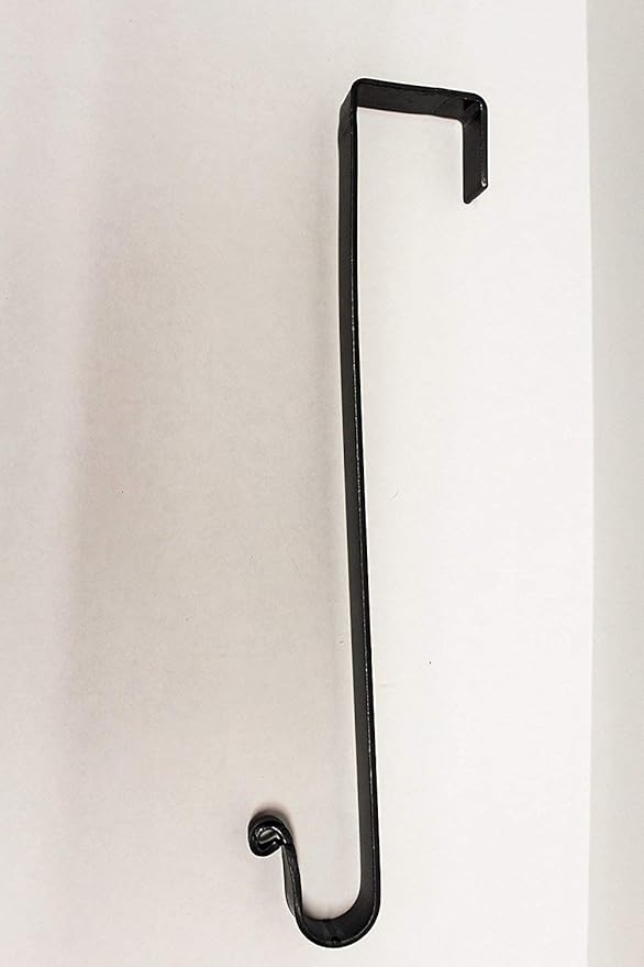 Wrought Iron Wreath Hanger - Hand Made by Amish