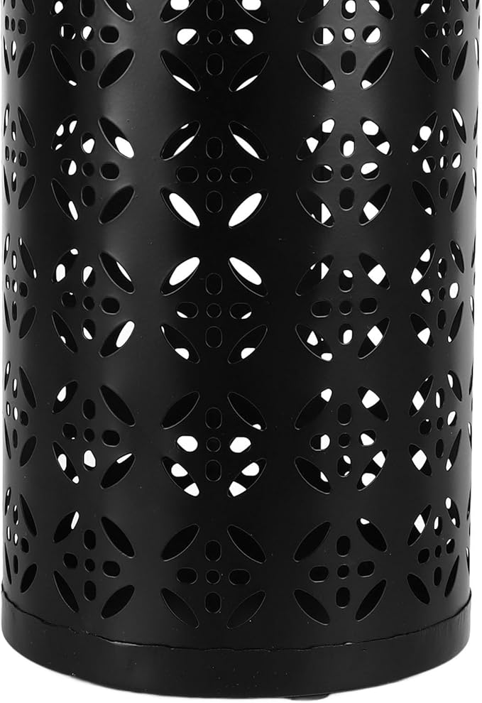 Metal Round Umbrella Stand Rack, Freestanding Tall Round Basket Umbrella Holder Bin for Entryway Home Office (S)