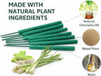 FIRIK Large Citronella Incense Sticks Outdoor, Thick Citronella Incense, Natural Lemongrass Incense Sticks for Home Pool Side Garden, Patio, Camping Trips, Porches, Courtyards, Farm, Backyard, 12 PCS