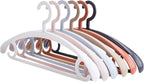 10 Pack Heavy Duty Coat Hangers 25lb Load Capacity Swivel Suit Clothes Hanger Wide Shoulder Jacket Hangers Thick Large Non Slip Hanger (Kahki)