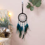 Small Dream Catcher for Car, Rearview Mirror Hanging Accessories Car Dream Catchers for Rear View Mirror Turquoise