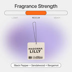 DedCool Air Freshener | Madonna Lilly | For Cars, Closets & Drawers | Hanging Odor Eliminator | Long-Lasting Scent Infused with Essential Oils | Vegan, Non-Toxic, Cruelty-Free Fragrance For All