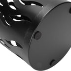 YUYTE Metal Round Umbrella Holder, Shaped Freestanding Umbrella Organizer for Entryway, Home, and Office (Black)