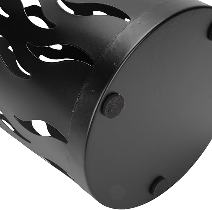 YUYTE Metal Round Umbrella Holder, Shaped Freestanding Umbrella Organizer for Entryway, Home, and Office (Black)