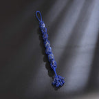 Handmade Natural Lapis Lazuli Crystal Car Hanging Ornaments for Home Decoration Feng Shui Ornament Yoga Meditation Car Decoration Tumbled Palm Stones