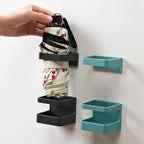 PRETYZOOM Easy Install Pp Umbrella Stand Base Multi-use Wall Hanging Umbrella Rack Storage