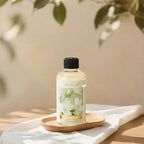 Airkeep Reed Diffuser Oil Refill with Diffuser Sticks, 6.76 Fl Oz(200ml) Jasmine Mint Scented Oils, Aroma Therapy, Home Fragrance & Air Freshener, Office Décor, Decoration