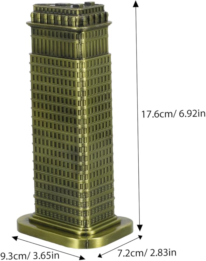 Retro Building Model Figurine Building Souvenir for Home Office Decor Sturdy Ornament for Collectors and Travelers