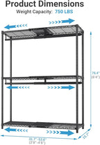 VIPEK X1 Plus Expandable Reach-in Closet Adjustable from 2'8" to 4'6" with Adjustable Shelves and Hanger Rods Clothes Rack Heavy Duty, Metal Clothing Racks Portable Walk-in Closet, Black