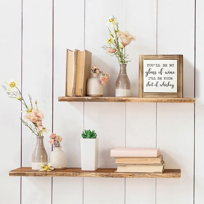 Rustic Decor Signs, Farmhouse Desk Signs, Wedding Decoration, Sweet Home Decor, Bedroom Decors, Valentines Day Decoration Gift, You'll Be My Glass Of Wine Sign, 5.9×5.9 inches